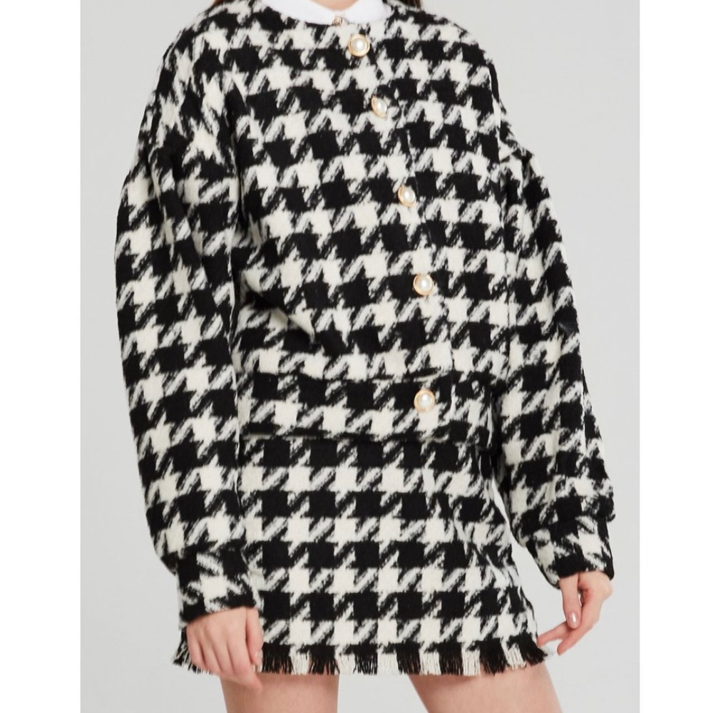 STORETS- Lori Houndstooth 2 piece set